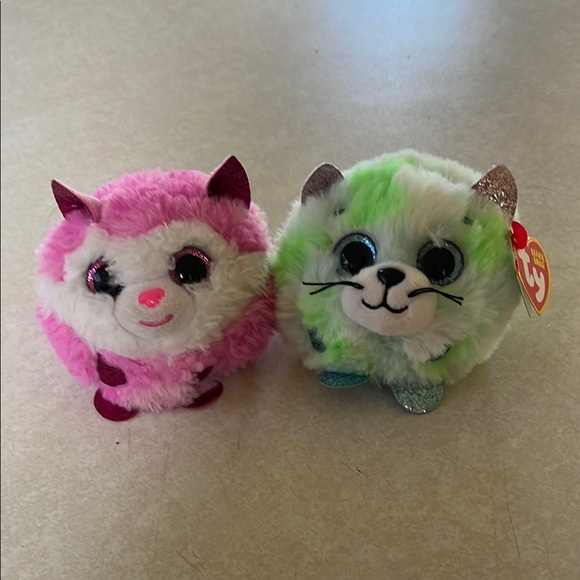 Ty beanie boo Ty Puff. Princess and Evie. - Picture 1 of 7